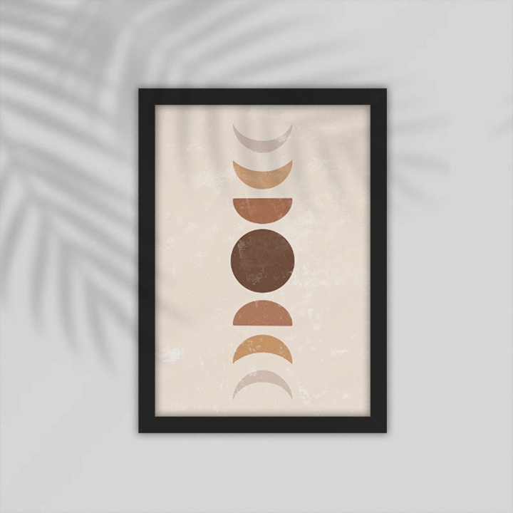 Minimalist Moon Frame