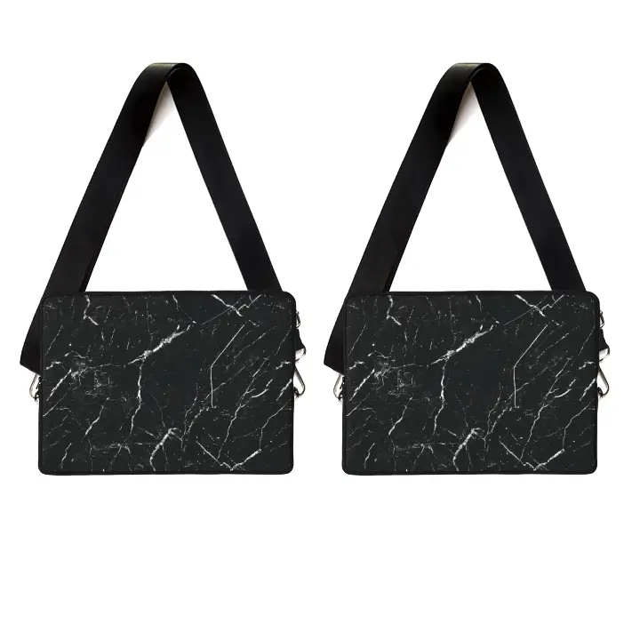 Black marbel Laptop Sleeve