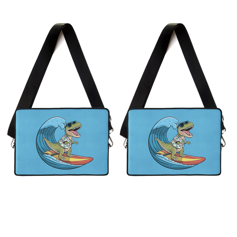 Dinosaur Playing Laptop Sleeve