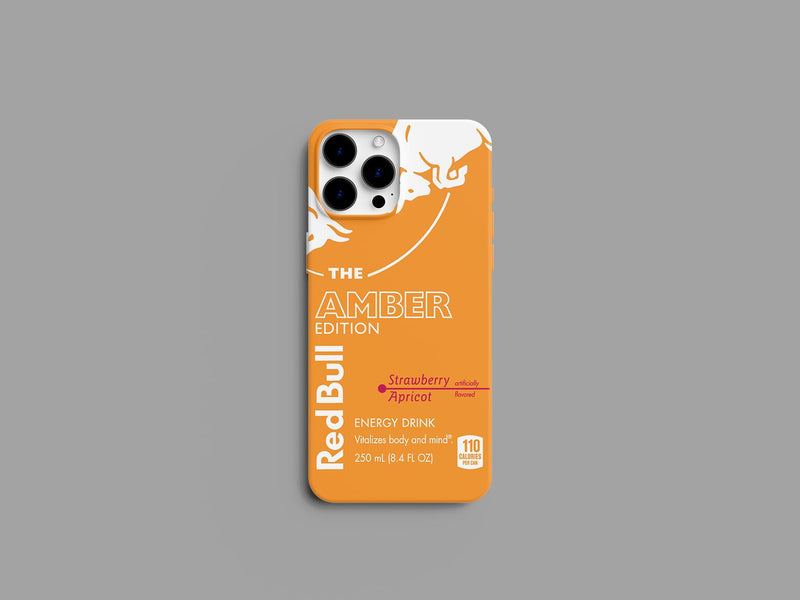 Amber RedBull Phone Case