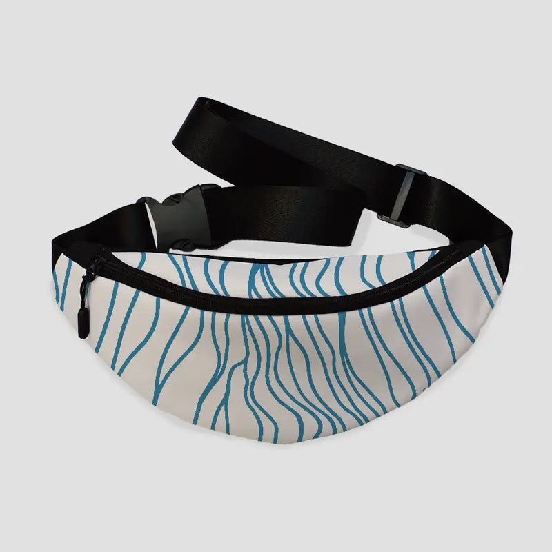 Blue Wave fanny pack