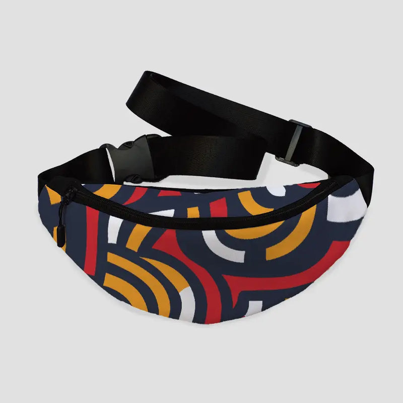 Retro Geometric fanny pack