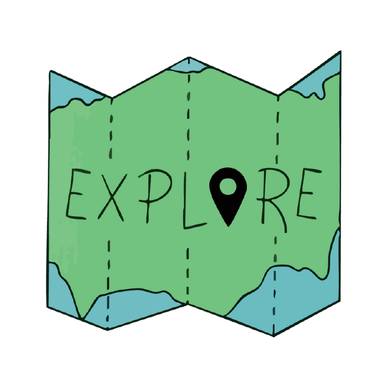 Explore Sticker