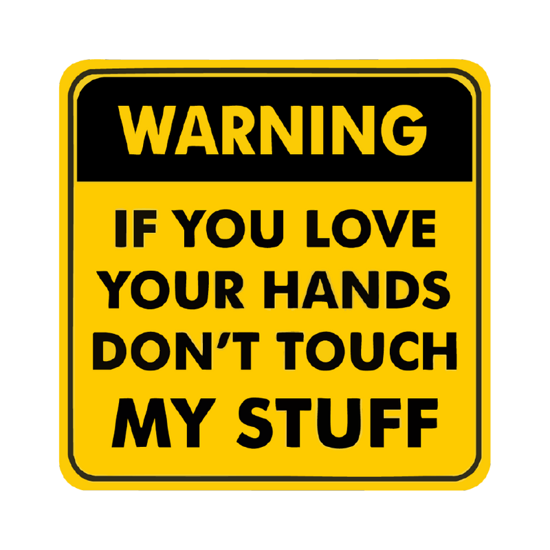 Warning Sticker
