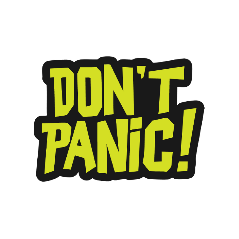 Dont Panic Sticker