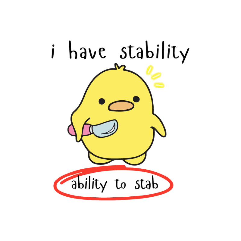 I Have Stability Sticker