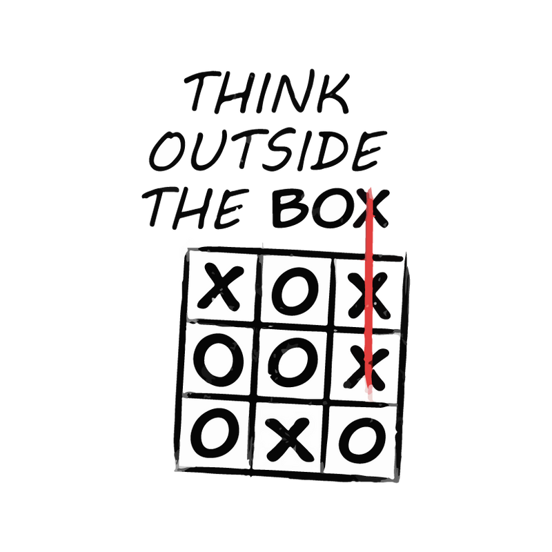 Outside The Box Sticker