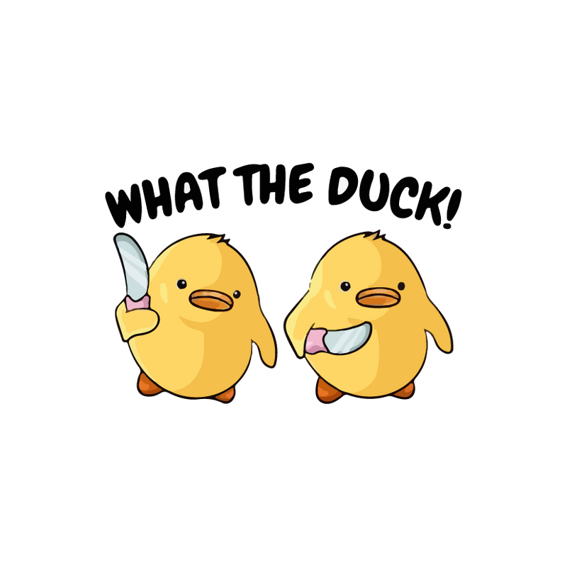 What The Duck Sticker
