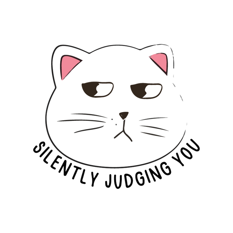 Judging You Sticker